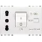 20283.B | 2P+E 16A P17/11 outlet+C16 RCBO whi