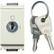 16165.B | 2P 16AX 1-way switch +key white