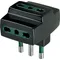 00321 | S17 multi-adaptor +3P17/11 outlets bl