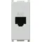 14329.SL | BUS RJ11phone jack Silver