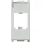 14340.C.SL | MINI-COM Panduit adaptor Silver