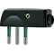 00206 | 2P+E 10A SPA11 90 -plug black