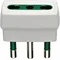 00300.B | S17 adaptor +P17/11 outlet white