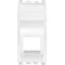 20343.K.B | RJ45 slanting adaptor white