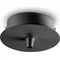 123295 | ROSONE METALLO 1 LUCE ROUND NERO