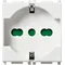 14210 | 2P+E 16A universal outlet white